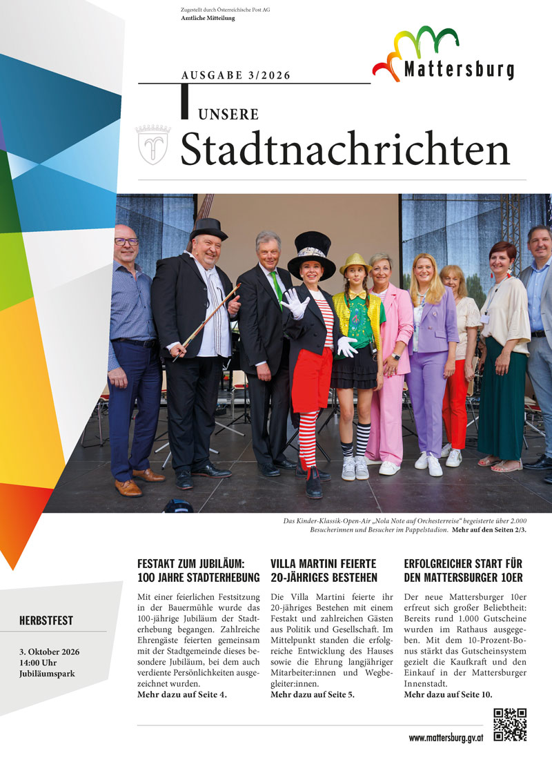Unsere Stadtnachrichten Ausgabe 3/2026