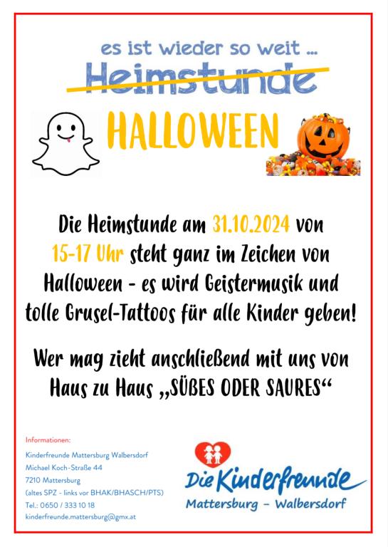 Halloween der Kinderfreunde